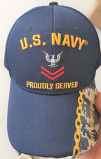 Navy PO 2nd Class Cap USN US Navy PO2