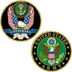 Challenge Coin ARMY Veteran (1-3/4")