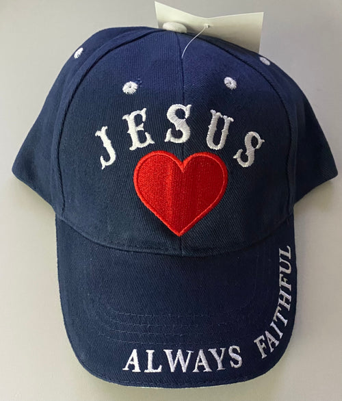 Christian Cap Jesus Heart Always Faithfull