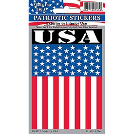 Sticker USA FLAG Vertical (3"X4-1/4")
