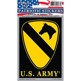 Sticker Army, 1st Cavalry (3"x4-1/4")
