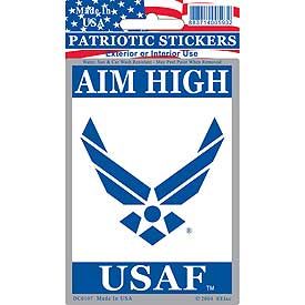 Sticker USAF Symbol (3"x4-1/4")