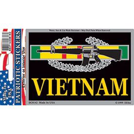 Sticker Vietnam CIB (3"x4-1/4")