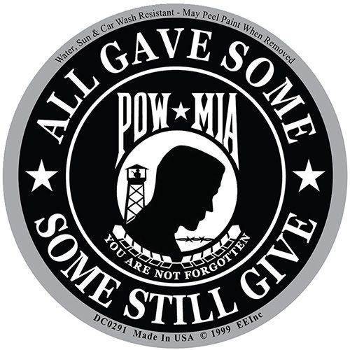 Sticker POW*MIA Some Still Give (3-1/2")