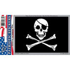 Sticker Pirate Flag (3"x4-1/4")