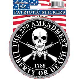 Sticker 2nd Amendment (3-1/2")