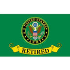 Flag - ARMY Retired (3ft x 5ft)