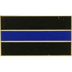 Pin Police Blue Line Honor Symbol (1-1/8")