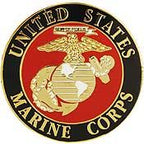 Pin USMC LOGO (1")