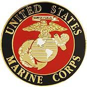 Pin USMC LOGO (1")