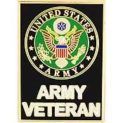 Pin Army Symbol Veteran (1-1/8")