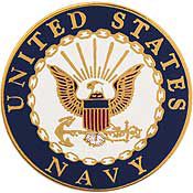 Pin Navy USN LOGO Seal (1")