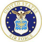 Pin USAF Emblem Seal (1")