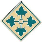 Pin Army 4th Infantry Division (1")