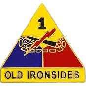 Pin Army 1st Armored Division "Old Ironside" (1")