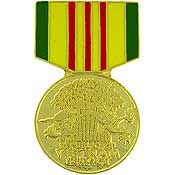 Pin Vietnam Service Medal (1-3/16")