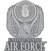 Pin USAF Emblem Eagle (Pewter) (1-1/8")