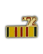 Pin Vietnam Service Ribbon '72 (7/8")