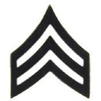 Pin Army Rank E5 SGT (Subdued) (1")