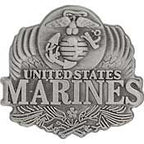 Pin USMC LOGO Eagle (Pewter) (1-1/8")