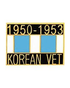 Pin Korea Veteran '50-'53 (1")