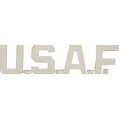 Pin USAF U.S.A.F. Letters (1-5/8")