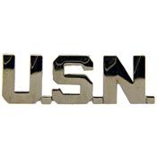 Pin Navy U.S.N. Letters (1")