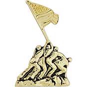 Pin USMC IWO JIMA Emblem (1-1/4")