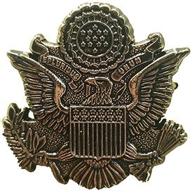 Pin USA Seal Gold Emblem (1-1/8")