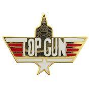 Pin Navy Top Gun w/Jet (1-1/8")