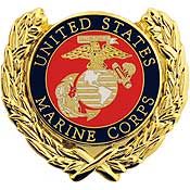 Pin USMC LOGO Wreath (1-1/8")