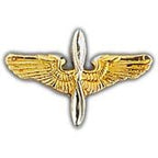 Pin Army Aviator Wings Early (Mini) (1-3/8")