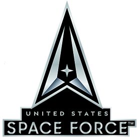 Pin USSF Space Force LOGO Delta (1-1/4")