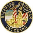 Pin Disabled American Veterans (7/8")