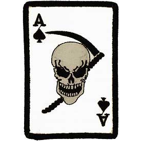 Patch Death Ace, Spade (3-3/4")