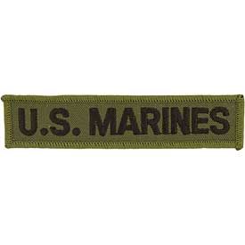 Patch USMC,TAB (SUBDUED) (5-1/4"x1-1/4")