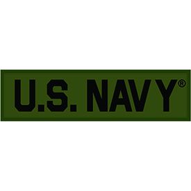 Patch USN, TAB, US. Navy (SUBDUED) (4-3/4"x1-1/4")