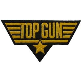 Patch USN, Top Gun, Gold (4-1/2")