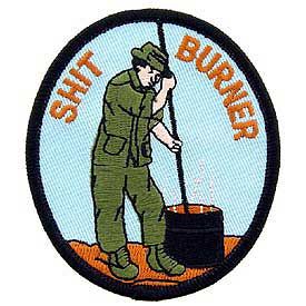 Patch Vietnam, Shit Burner (3-1/8")