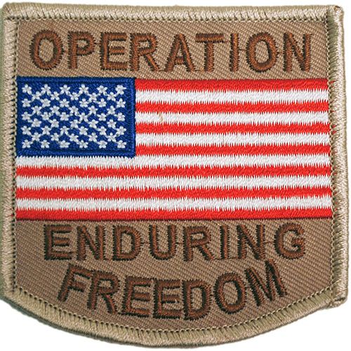 Patch Enduring Freedom USA (2-7/8")