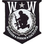 Patch Wounded Warrior Shield (3-3/8")