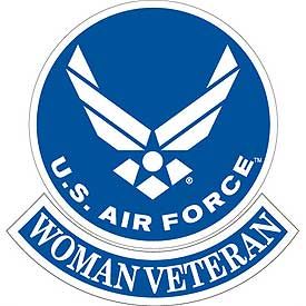 Patch USAF Woman Veteran (3-5/8")