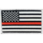 Patch Fire, Red Line USA (3-3/8"x2")