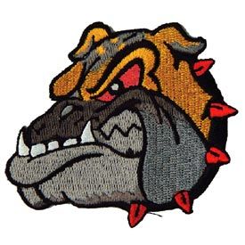 Patch USMC, Bulldog (3-1/8")