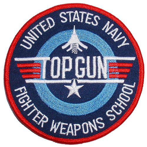 Patch USN, Top Gun, Fighter Weapons School (3")