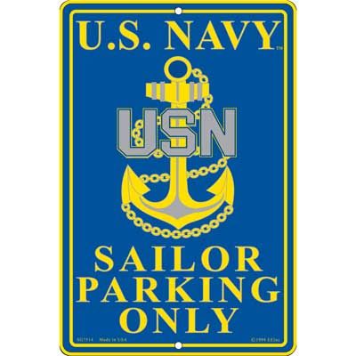 Sign - U.S. Navy Parking (8"X12")