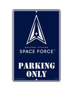 Sign USSF US Space Force Metal "United States Space Force" Parking Sign