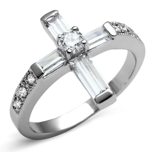 Ring Christian High polished (no plating) Stainless Steel Ring