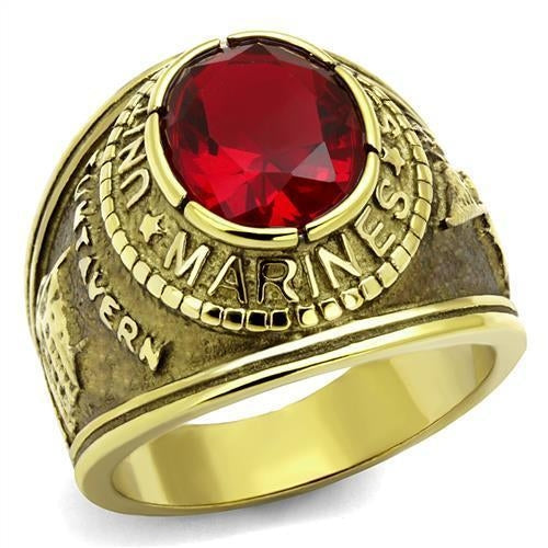 Ring US Marine Corps. USMC IP Gold(Ion Plating) Stainless Steel