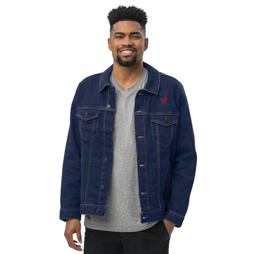 USSVet Freedom Embroidered Unisex denim jacket with Lovin' American Freedom Collection